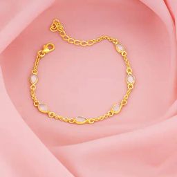 GIVA 92.5 Sterling Silver Param Sundari Adjustable Bracelet-image-32
