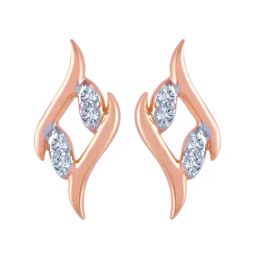 P.C. Chandra Jewellers 14 kt Gold & Diamond Earrings-image-91