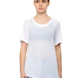 Adidas White Striped T-Shirt-picture-30