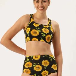 Clt.S Black Regular Fit Printed Beachwear-image-66