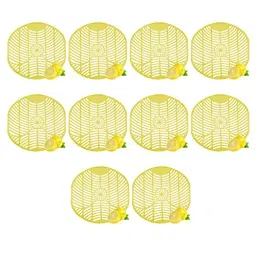 Zureni Urinal Pot Mat Anti-Splash Deodorizer Spatter Lemon Fragrance For Bathroom and Restroom, ZZU-UPR-M17 (Pack of10)-image-31
