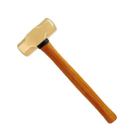 Ajay Tool Brass Sledge Hammer With Wooden Handle Alloy Steel 10000 GMS, AJ-180-BSH-image-30