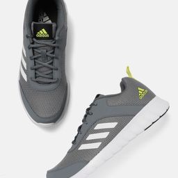ADIDAS Men Grey Woven Design Merage Running Shoes-image-75