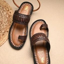 Hitz Men's Brown Toe Ring Sandals-picture-20