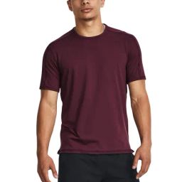 Under Armour Maroon Slim Fit Sports T-Shirt-image-25