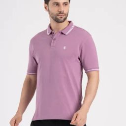 Red Tape Light Mauve Solid Regular Fit T-Shirt-picture-20