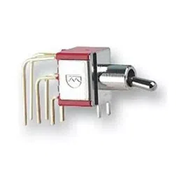 MULTICOMP PRO Toggle Switches SWITCH, PCB, DPDT, HORIZ, 1MD1T2B4M7RE-8