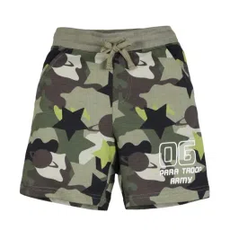 Plum Tree Kids Green Camouflage Shorts-image-32