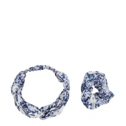 Aditi Wasan Off White Printed Head Bands Pack of 2-picture-41