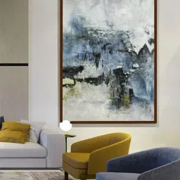 The Art House Abstract Multicolor Canvas Wall Painting-31