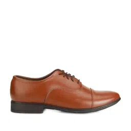 ID Men's Tan Oxford Shoes-picture-24