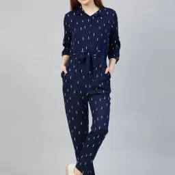 Rare Navy Printed Jumpsuit-picture-39