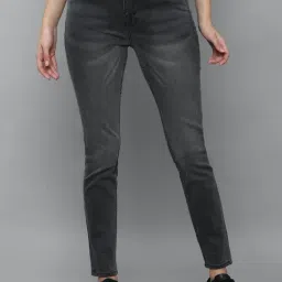 Allen Solly Grey Blended Slim Fit Jeans-image-81