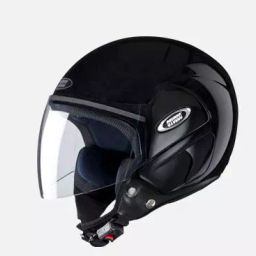 Studds Black Xtra Large (600 mm) Open Face Helmet, Cub-image-45