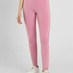 Reebok Pink Regular Fit Printed Tights-picture-8