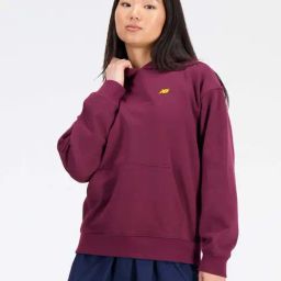 New Balance Purple Cotton Sports Hoodie-picture-5
