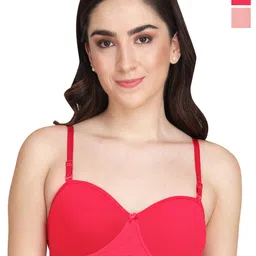 Liigne Pack Of 2 Full Coverage Non-Wired Padded Everyday Bras With All Day Comfort-picture-39
