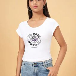 Coolsters by Pantaloons White Printed Cotton Regular Fit T-Shirt-image-59
