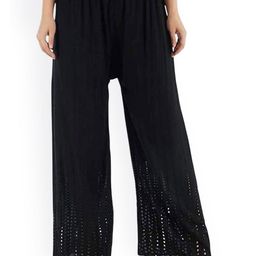 MIXFIT Women Embroidered Wide Leg Palazzo-picture-35