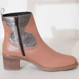 Clog London Women's Tan Casual Booties-image-24