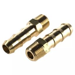 Legris Brass Pipe Fitting Straight Threaded Tailpiece Adapter Male R 1/8 inch to Male 7 mm, 0123 07 10 (Pack of 10 Pcs)-picture-5