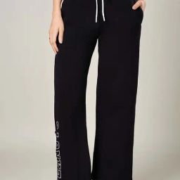 Honey by Pantaloons Jet Black Plain Trousers-picture-44