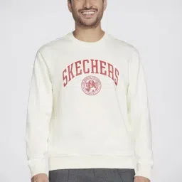 Skechers Grey Cotton Regular Fit Sweatshirt-image-20
