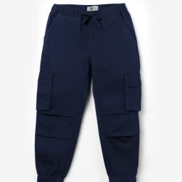The Souled Store Boys Navy Blue Cotton Regular Joggers-image-37