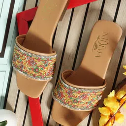 Nidima Women Embellished Open Toe Sandals-45