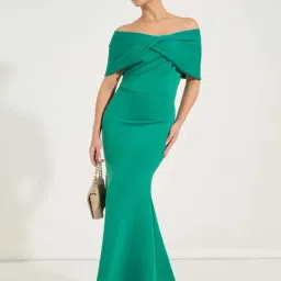 Styli Green Bodycon Dress-image-79