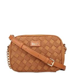 Inc.5 Tan Woven Sling Handbag-34