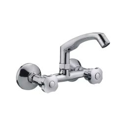 PLATO VALURA Series Sink Mixer with Swivel Deck Mount Silver, V-011 LT-picture-43