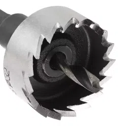 Uptodatetools Hole Saw Cutter Drill Bit Masonry Type Round Shank 32 mm Diameter Chrome Finish image 2