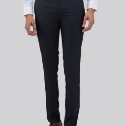 Raymond Blue Slim Fit Trousers-image-73