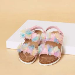 Pantaloons Junior Pink & Beige Casual Sandals-image-52