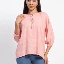 Madame Mustard Linen Checks Top-picture-31