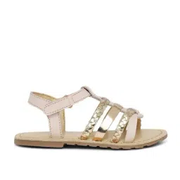 Aria Nica Kids Athena Peach Ankle Strap Sandals-image-38