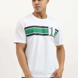 United Colors Of Benetton White Cotton Boxy Fit Striped T-Shirt-picture-19