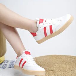 Shoetopia Women's White Casual Sneakers-picture-34