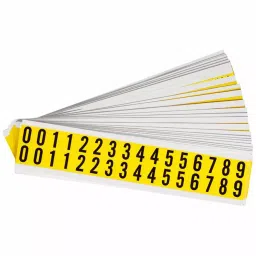 BRADY Number Label Kit 5/8 inch Character Height Gothic Font, 4T731 (Pack of 25 Pcs)-image-8