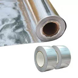 SUNPRO 1000 sf Perforated Radiant Barrier Insulation with 2 Alupet Aluminum Foil Tape, AWA_P_ALP_2 (Pack of 3)-image-48