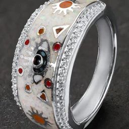 Mia by Tanishq 925 Silver Stellar Guard Silver Ring-picture-17