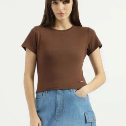 United Colors Of Benetton Brown Regular Fit T-Shirt-picture-38
