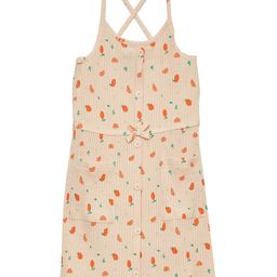 KIABI Girls Conversational Printed  Shoulder Straps A-Line Dress-picture-18