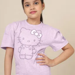 Kids Ville Girls Hello Kitty Printed Tshirt-image-14