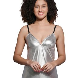 Fihana Women Shoulder Straps Neck Top & Shorts Night Suits-picture-54