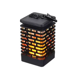 Epyz Solar Outdoor Hanging Lantern, 99 LEDs Flickering Flame Lights-31