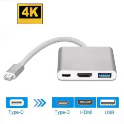 Sii USB C to HDMI Adapter Aluminium Type C USB Hub image 2