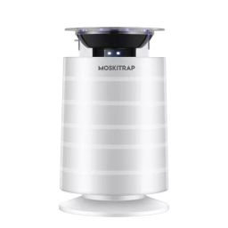 Moskitrap Mosquito Killer Machine Trap Lamp with Timer & UV LED Light White Round Shape Plastic for Indoor, GM 965-picture-5
