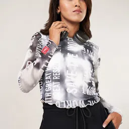 Ajile by Pantaloons Women Typography Printed Top-image-99